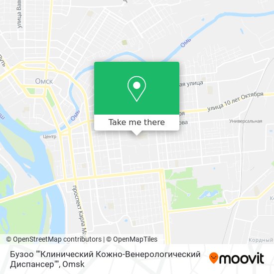 Бузоо ""Клинический Кожно-Венерологический Диспансер"" map