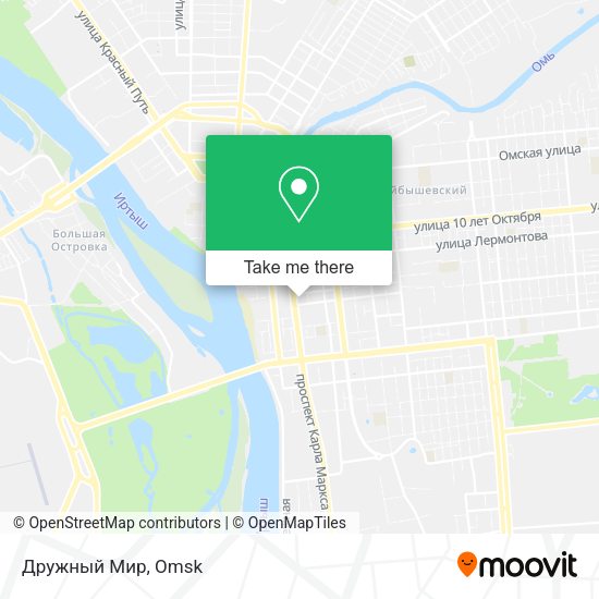 Дружный Мир map