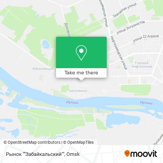 Рынок ""Забайкальский"" map