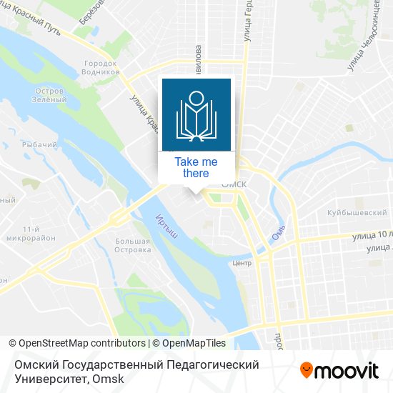 Омский Государственный Педагогический Университет map