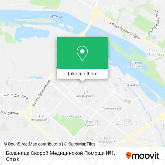 Больница Скорой Медицинской Помощи №1 map