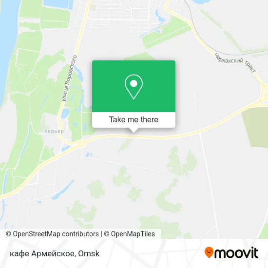 кафе Армейское map
