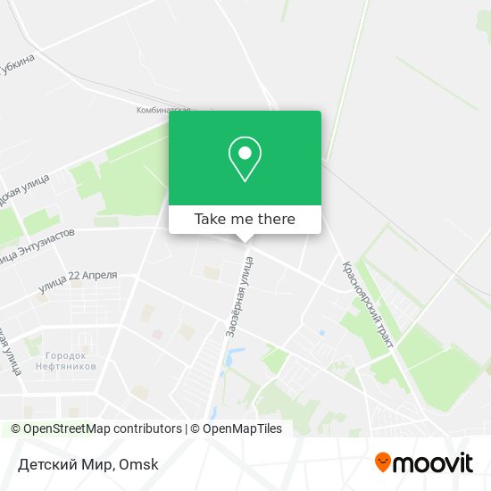 Детский Мир map