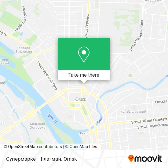 Супермаркет Флагман map