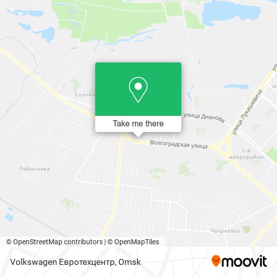 Volkswagen Евротехцентр map