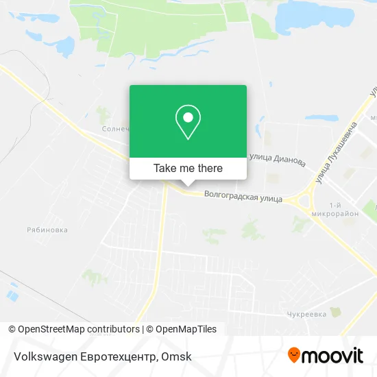 Volkswagen Евротехцентр map