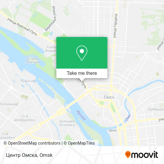 Центр Омска map