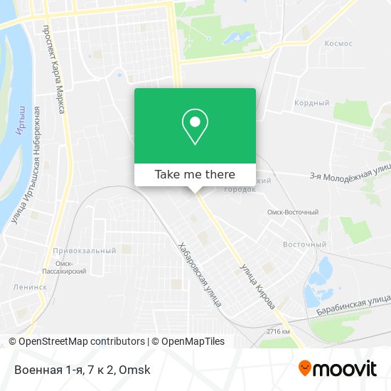 Военная 1-я, 7 к 2 map