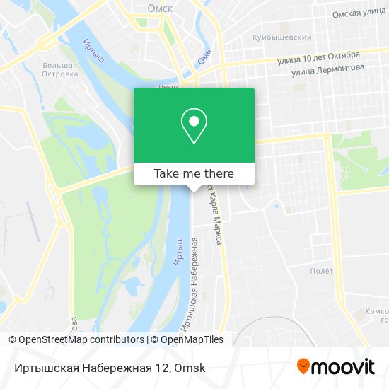 Иртышская Набережная 12 map