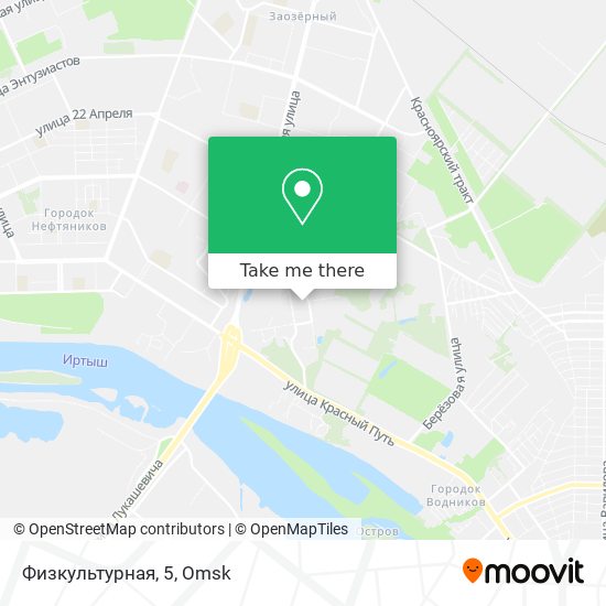 Физкультурная, 5 map