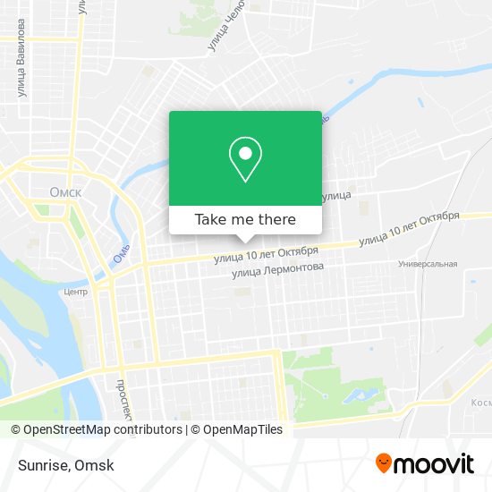 Sunrise map