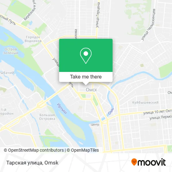 Тарская улица map