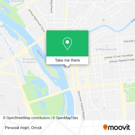 Речной порт map
