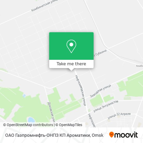 ОАО  Газпромнефть-ОНПЗ  КП Ароматики map