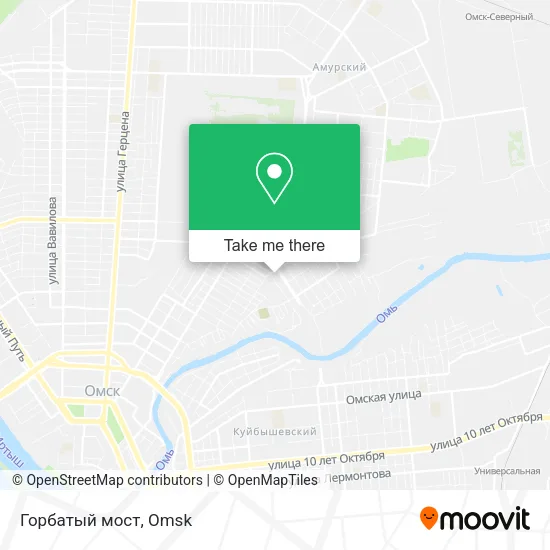 Горбатый мост map