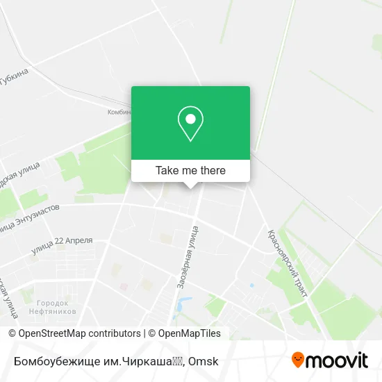 Бомбоубежище им.Чиркаша💣💩 map