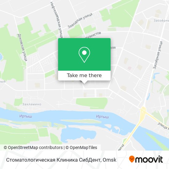 Стоматологическая Клиника СибДент map