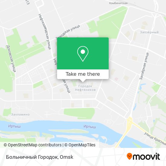 Больничный Городок map