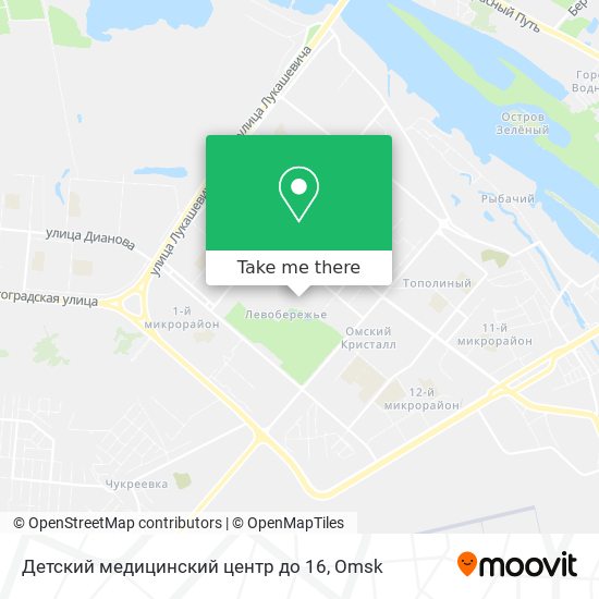 Детский медицинский центр до 16 map