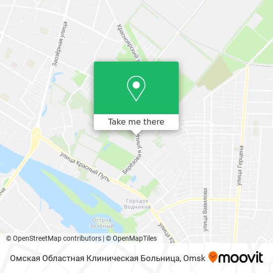 Омская Областная Клиническая Больница map