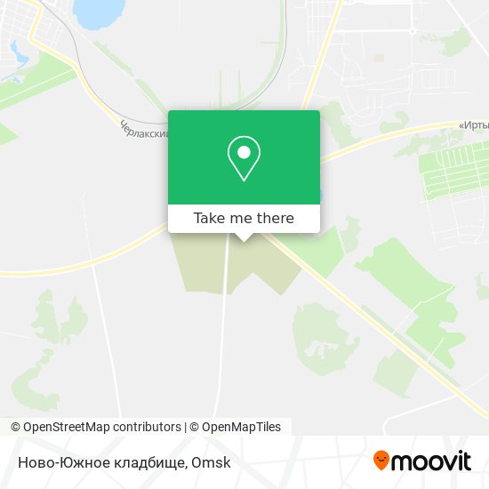 Ново-Южное кладбище map