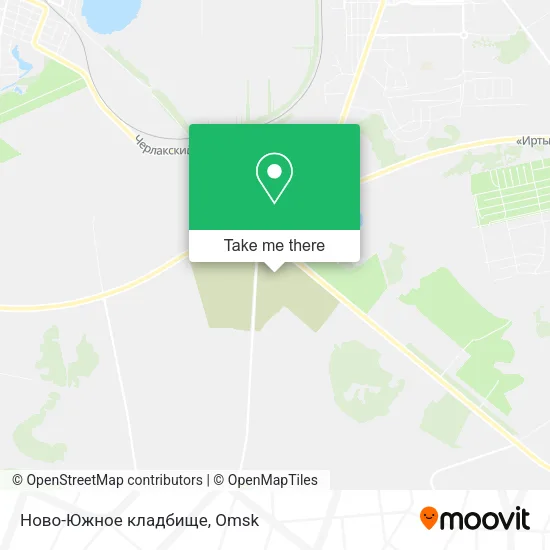 Ново-Южное кладбище map