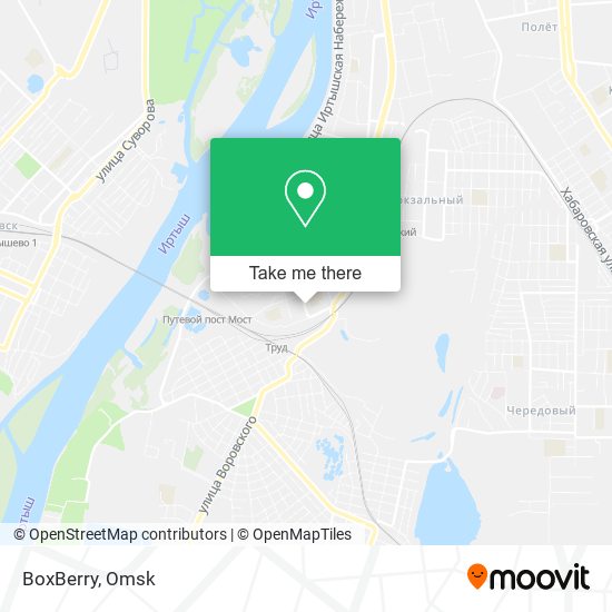 BoxBerry map