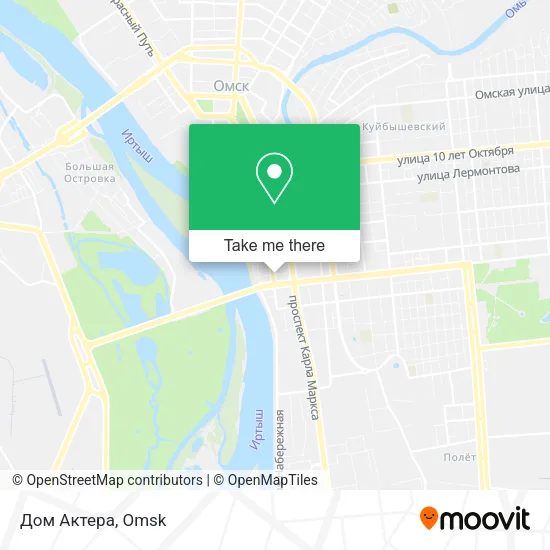 Дом Актера map