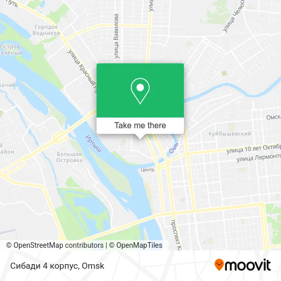 Сибади 4 корпус map