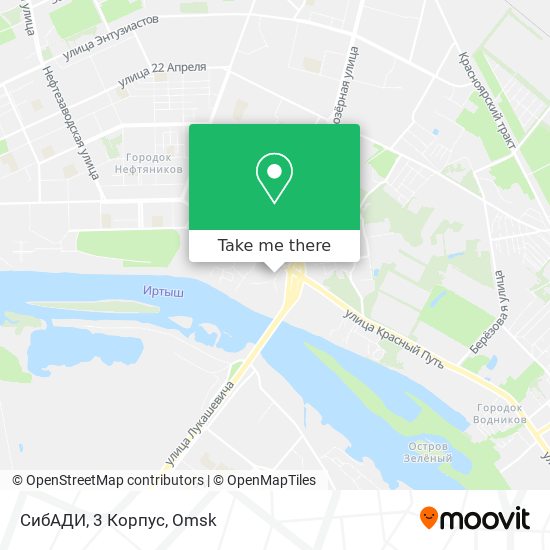 СибАДИ, 3 Корпус map