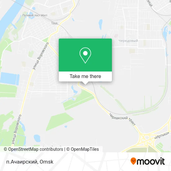 п.Ачаирский map