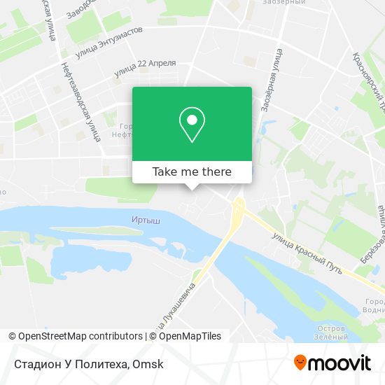 Стадион У Политеха map