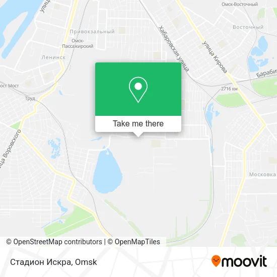 Стадион Искра map