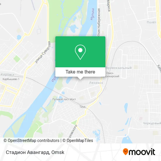 Стадион   Авангард map