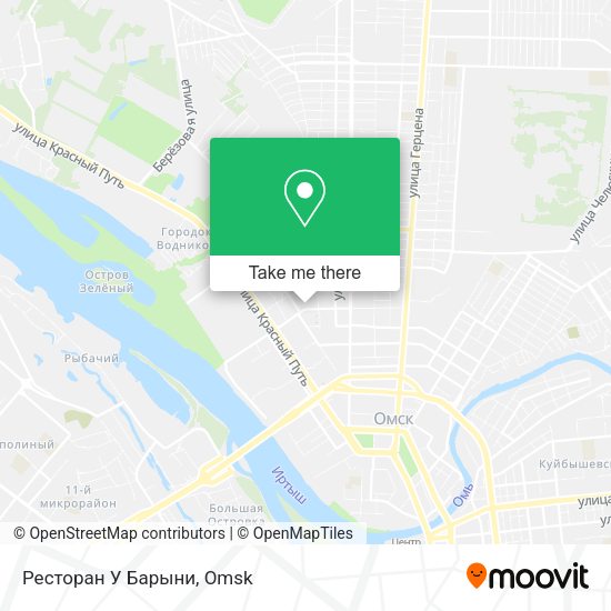 Ресторан  У Барыни map