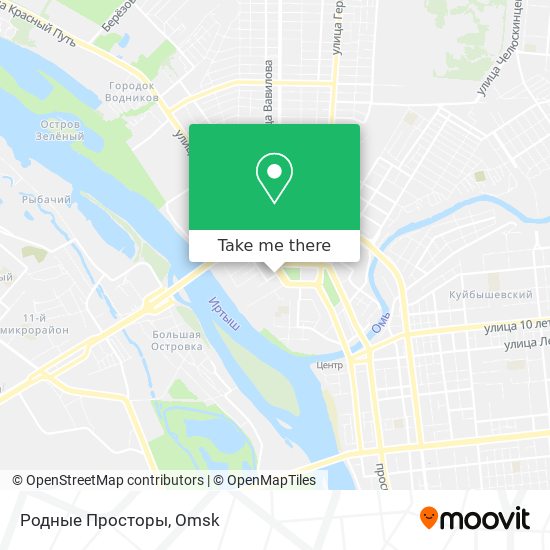 Родные Просторы map