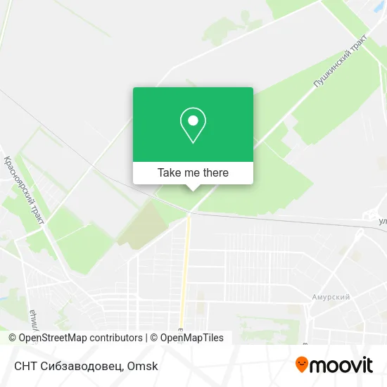 СНТ  Сибзаводовец map