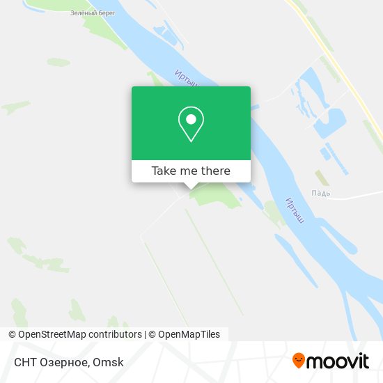 СНТ Озерное map