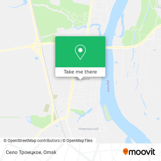Село Троицкое map