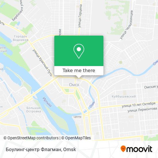 Боулинг-центр Флагман map