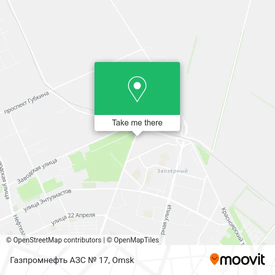 Газпромнефть АЗС № 17 map
