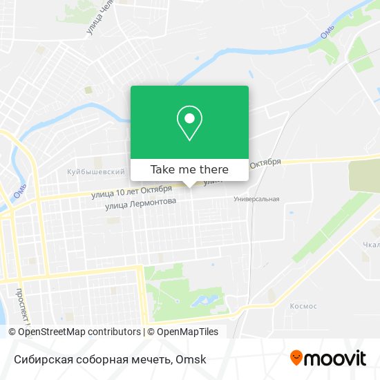 Сибирская соборная мечеть map