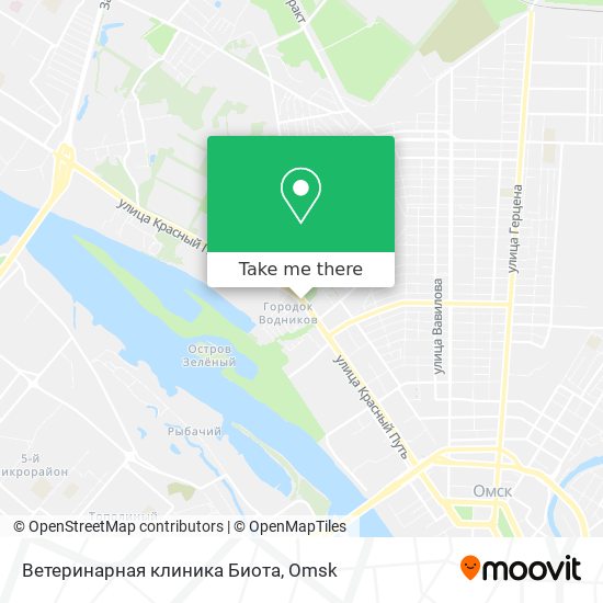 Ветеринарная клиника  Биота map