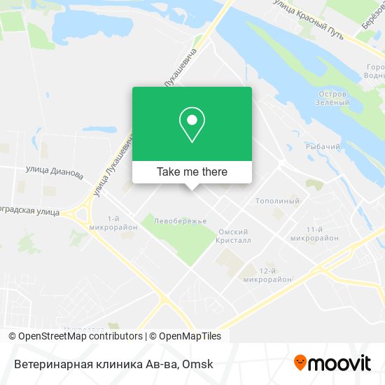 Ветеринарная клиника Ав-ва map