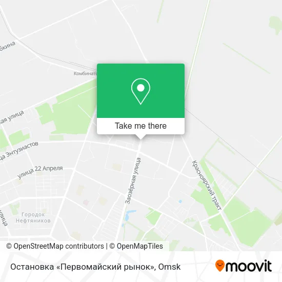 Остановка «Первомайский рынок» map