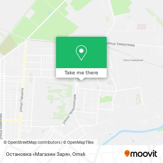 Остановка «Магазин Заря» map