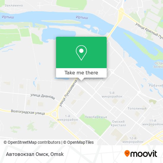 Автовокзал Омск map