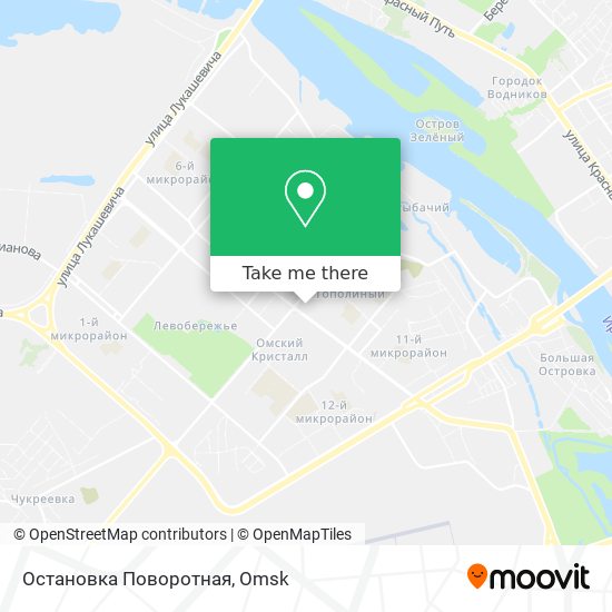 Остановка  Поворотная map