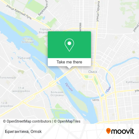 Бригантина map