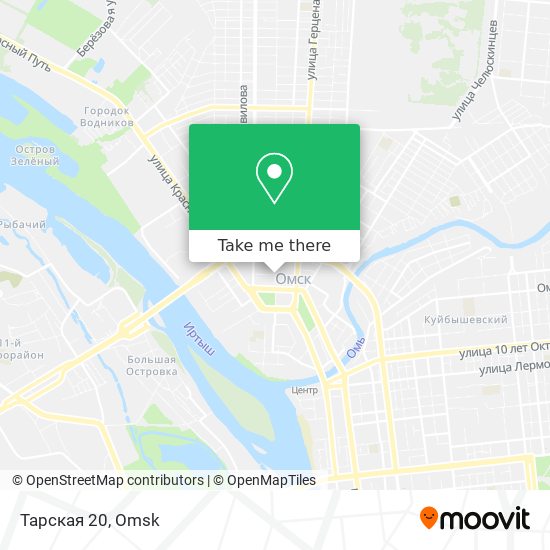 Тарская 20 map